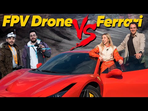 15 Milyon TL&rsquo;lik FERRARİ En Hızlı Drone&rsquo;a Karşı: (1 Saniyede 0-100 KM!)