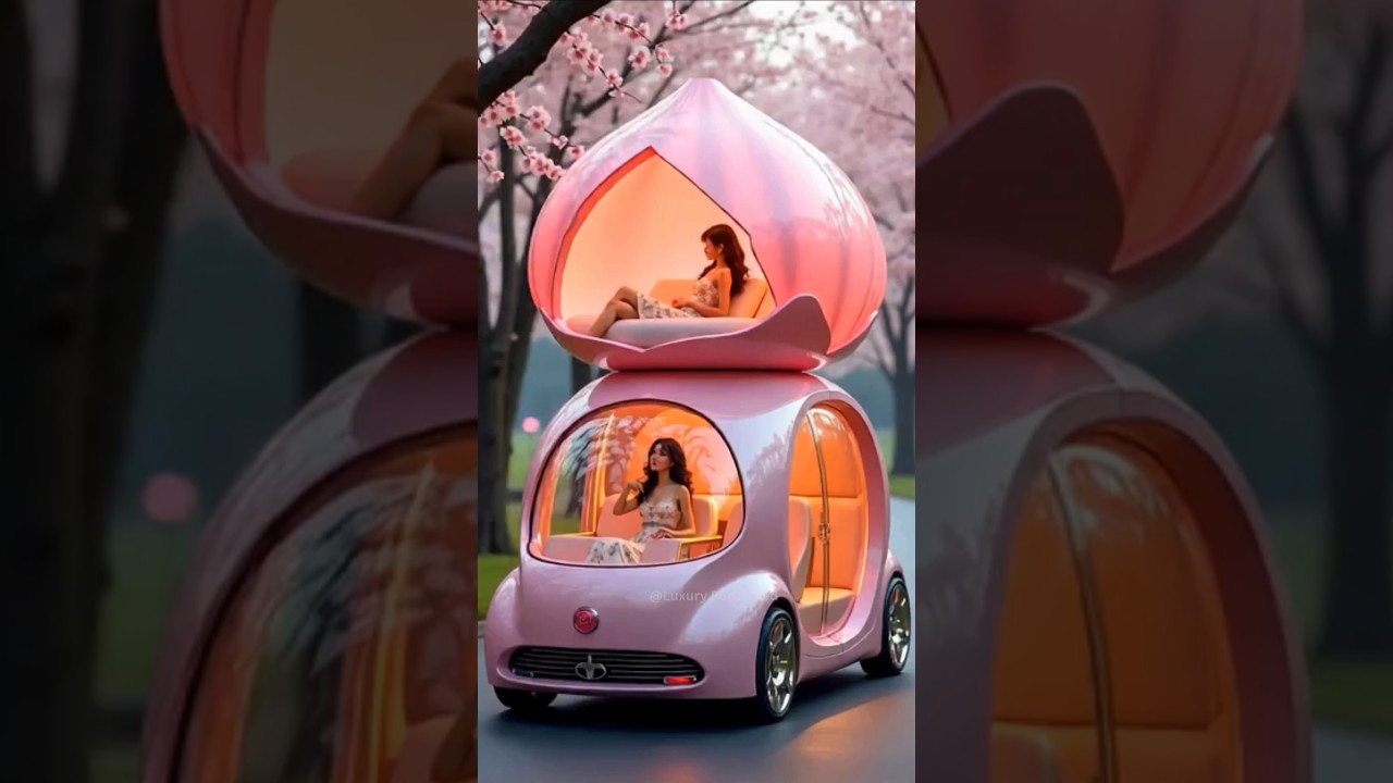 Self Driving I Sakura Flower Bloom car 🔥 