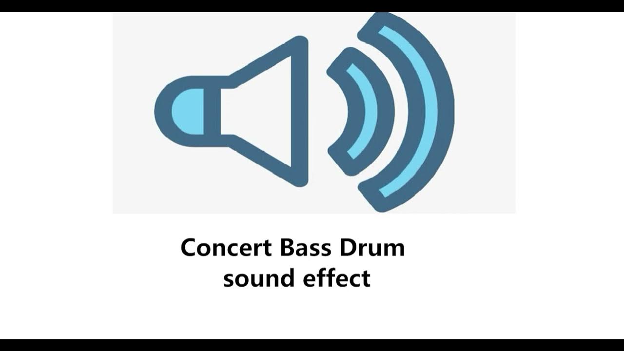 Concert Bass Drum sound effect YouTube