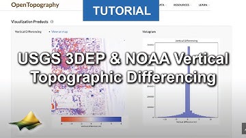 Vertical Topographic Differencing of USGS 3DEP and NOAA Topography