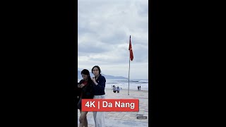 DA NANG Vietnam 🇻🇳 Sunset &amp; Night Beach Walking Tour 4K | Summer 2025 #shorts