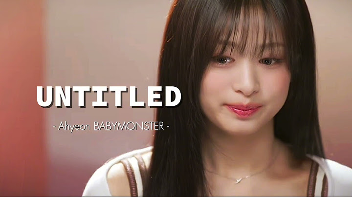 'UNTITLED' AHYEON (BABYMONSTER) from EP.140 LEE MUJIN SERVICE