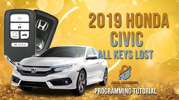 Lost All Keys for Your 2019 Honda Civic? Learn How to Make a New Key Fob!  Easy Locksmith Tutorials.