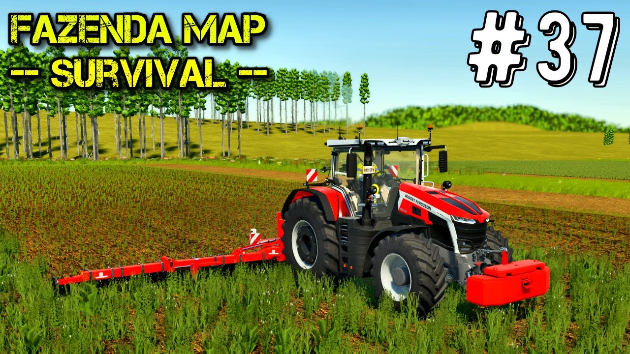 Карта Фазенда, выживание, таймлапс, эпизод № 37, Farming Simulator 25, геймплей fs25