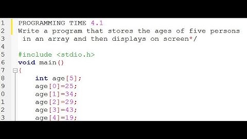 4.1 PROGRAMMING TIME | ARRAY AGES OF PERSONS | UNIT#4 | COMPUTER SCIENCE CLASS 10 | MGS WAZIRABAD