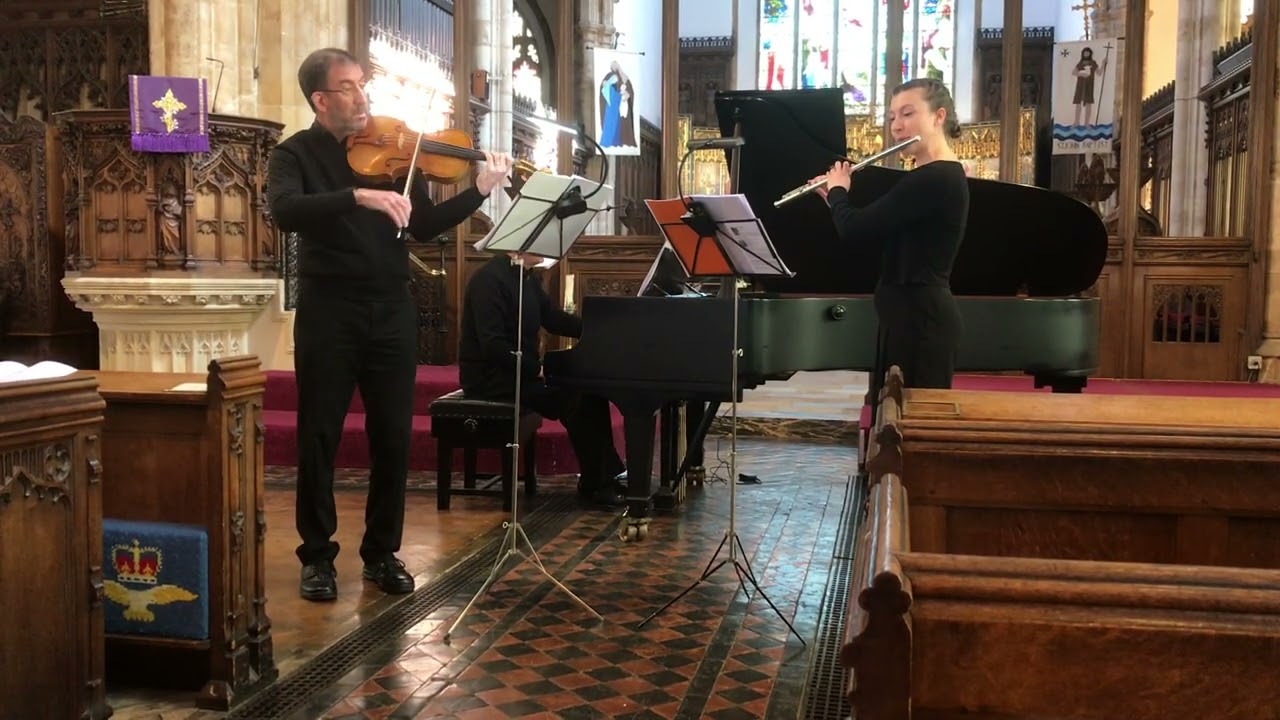 Rob Keeley Trio for flute, viola and piano, played by Gallimaufry