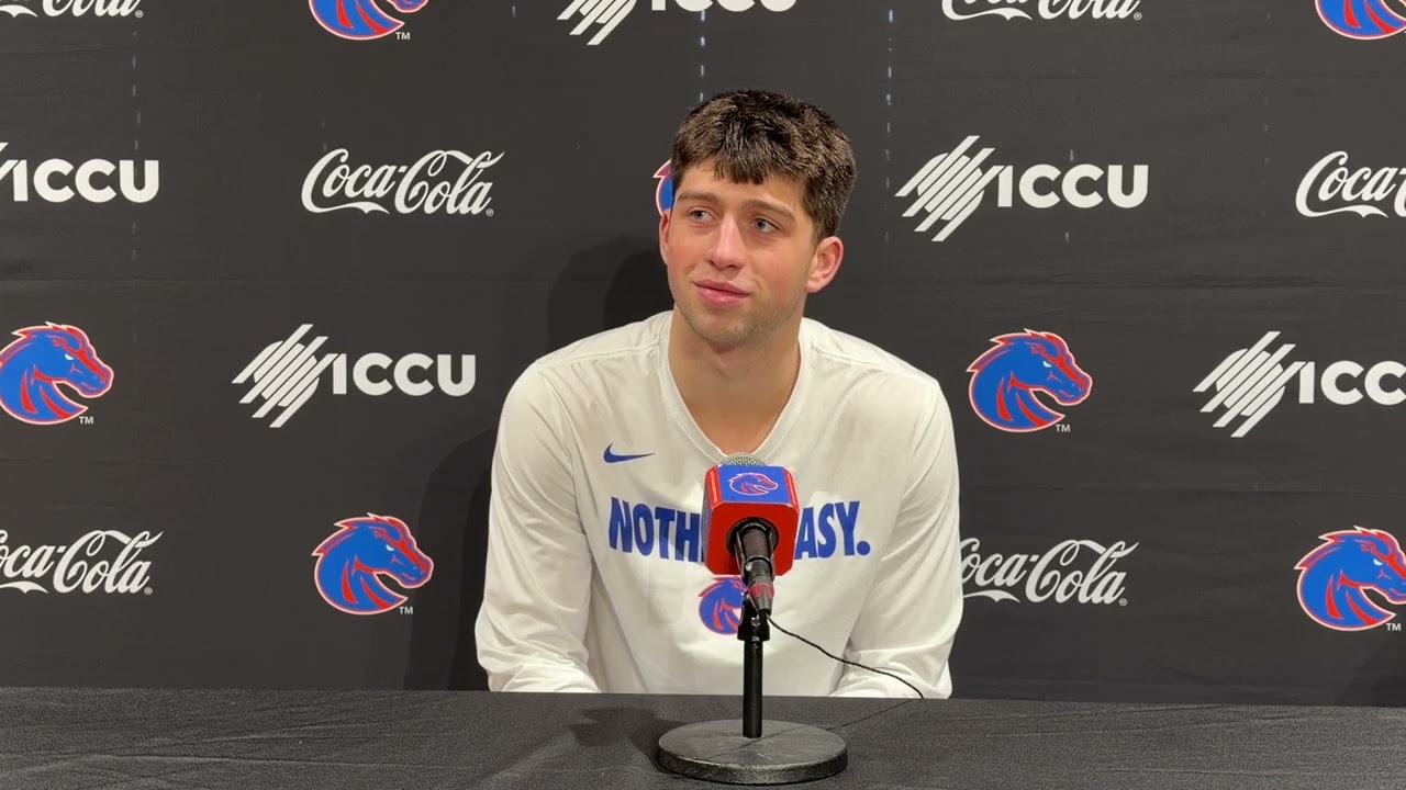 Boise State's Pearson Carmichael talks ahead of Nevada matchup