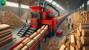 Dangerous Tree Shredder and Wood Chipper crushing machines | Monster Stump Removal Excavator #88