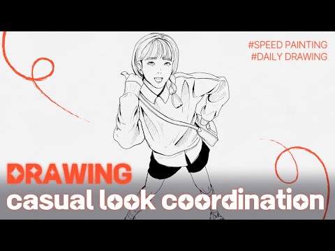 ✍오늘도 그림한장 #7 I 소녀소녀하게 그려보기 [Speed painting 스피드페인팅]