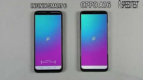 Infinix smart 6 Vs Oppo a16 Speed test & comparison 2023