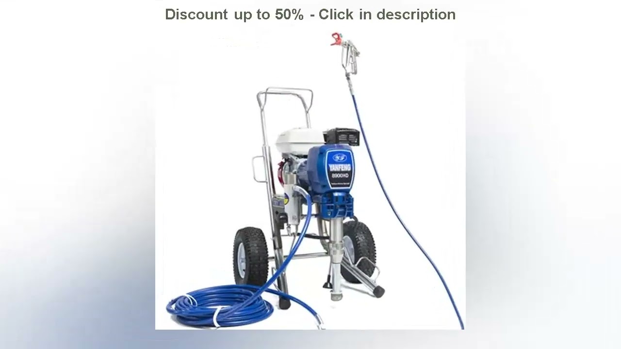 PT8900HD Hot Sale Portable Gasoline Airless Paint Sprayer Gun Spray Paint Machine