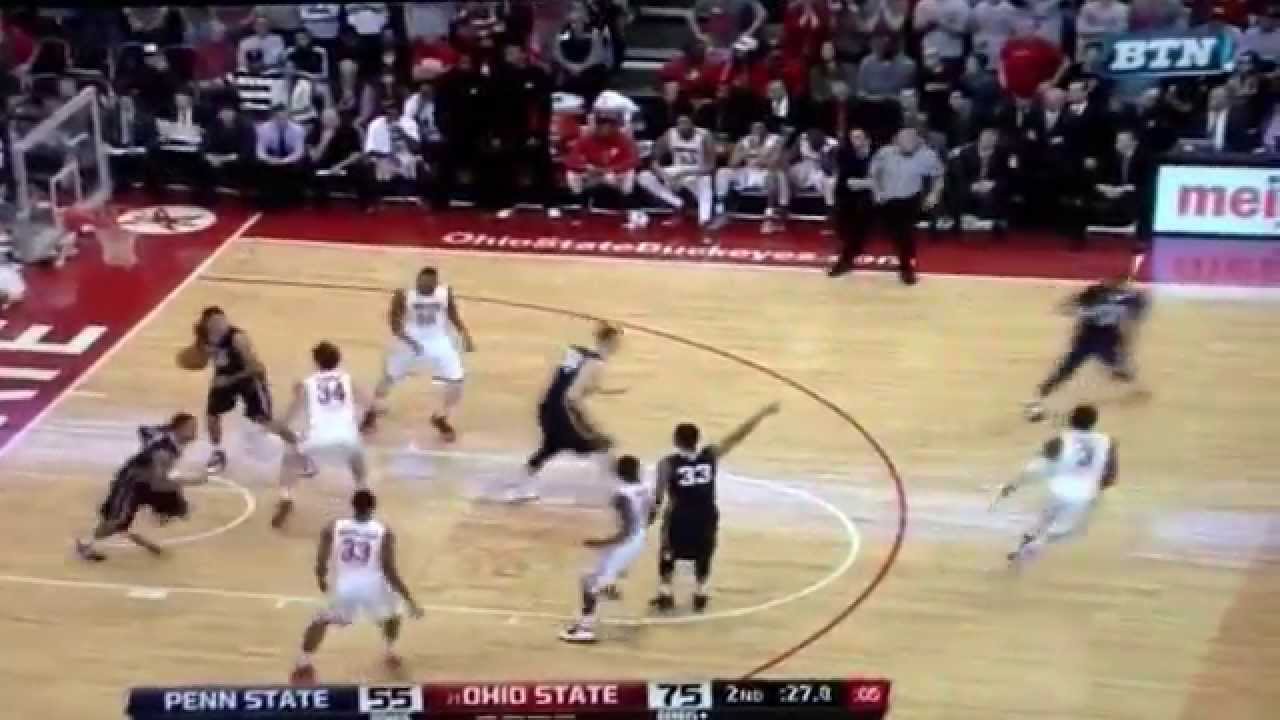 Jake Lorbach. OSU Basketball. February 11, 2015.