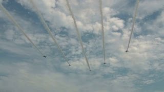 20130822 本日のブルーインパルス 基地上空訓練 #1-2