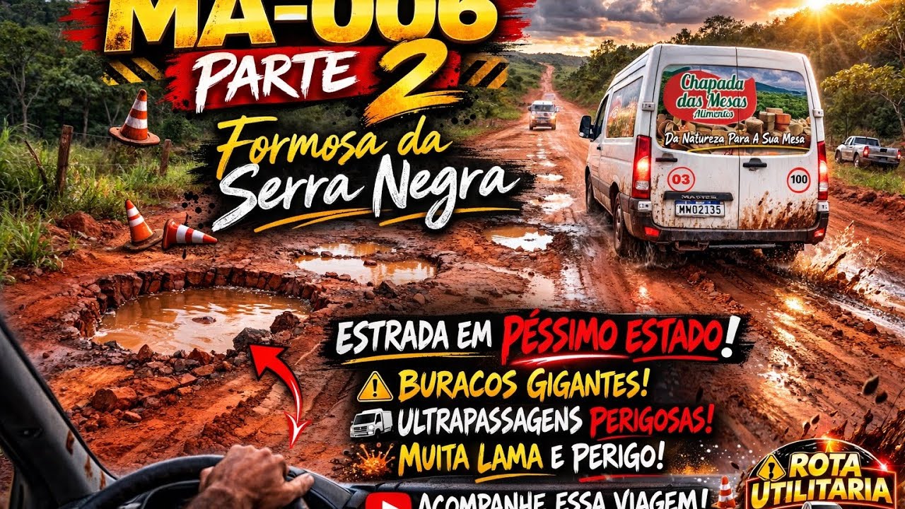 🚨 MA-006 Está Abandonada? Parte 2 em Formosa da Serra Negra! 😨🚧