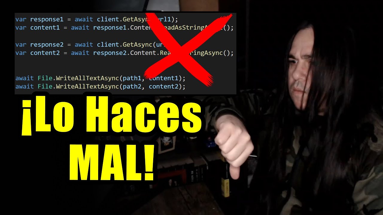 ¡Utilizas MAL la Asincronía!