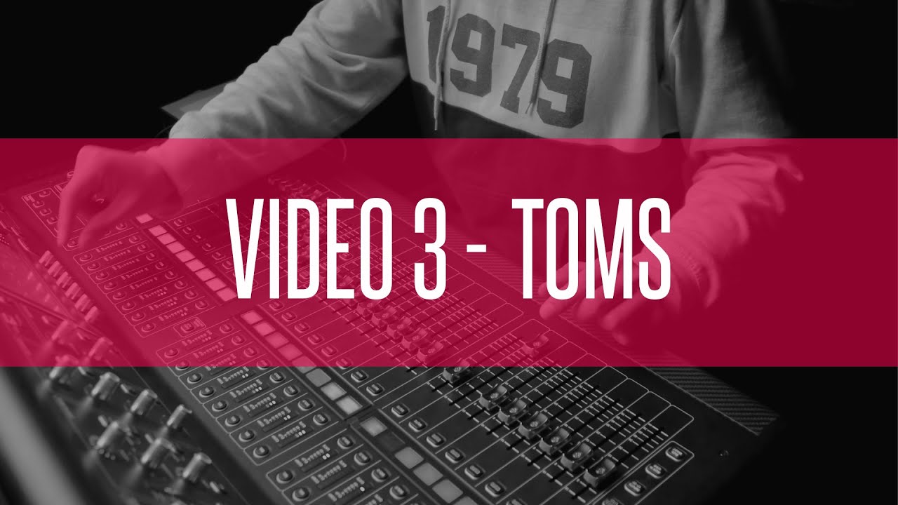 MEZCLA EN VIVO - SERIE DE BATERIA - TOMS