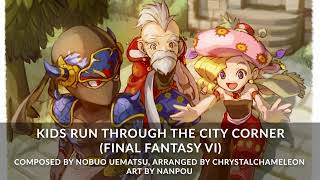 Final Fantasy VI - Kids Run Through the City Corner Orchestrated
An orchestrated version of the town-theme from Final Fantasy VI! This is another one I attempted many many times before I managed to make something I was remotely satisfied with, so I hope its any good!
Composed by Nobuo Uematsu
Art by Nanpou: https://twitter.com/nanpou0406
More FF6 covers on Spotify: https://open.spotify.com/artist/0NDARwMqPEtfSJ84yyHU5l?si SrUqjlDRVOii5M4LDyNrQ Final Fantasy VI - Kids Run Through the City Corner Orchestrated