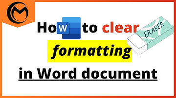 Opmaak wissen in een Microsoft Word-document