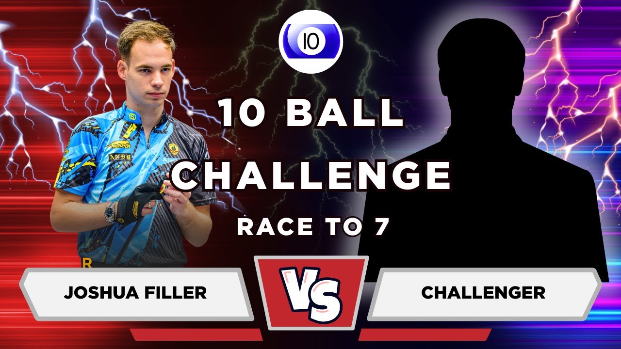 Joshua Filler vs Challenger | 10 Ball Challenge Domination 16 Players | Race to 7