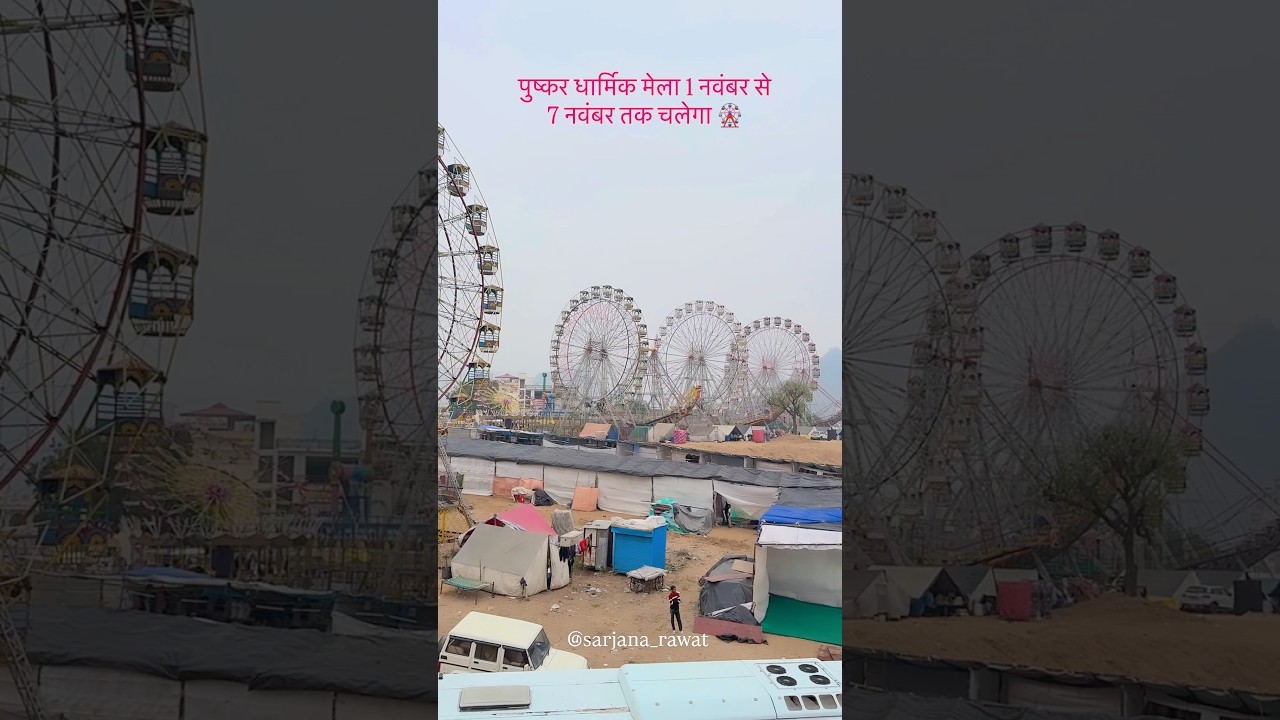 2025 पुष्कर मेला शुरू हो गया है/ Pushkar mela 2025 🎡 