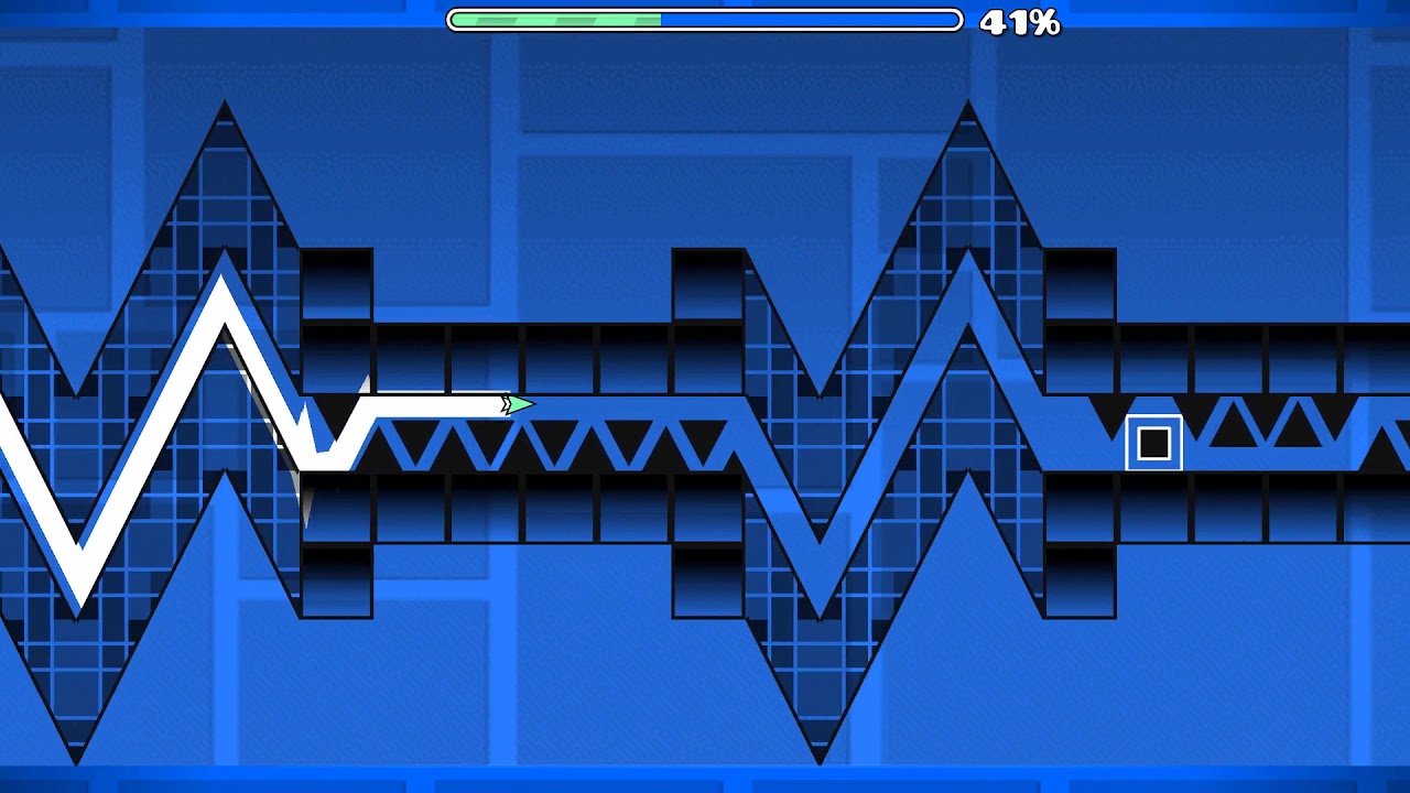 impossible wave level layout (Amalgam) - also, noclip used obviously.
not impossible, but hard enough so no one will ever beat it in this state, probably...