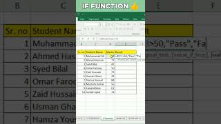how to use if formula in excel #excel #tricks