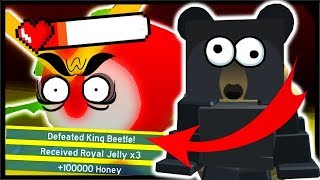 How To Defeat King Beetle Secret Boss Roblox Bee Swarm Simulator Youtube - bee swarm simulator roblox song name
