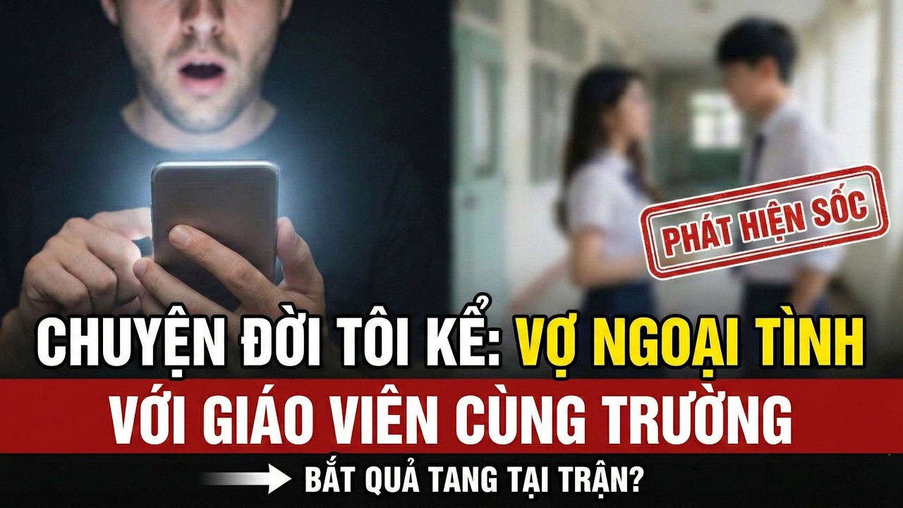 Vợ Ngoại Tình Với Giáo Viên Cùng Trường | Chuyện Đời Tôi Kể