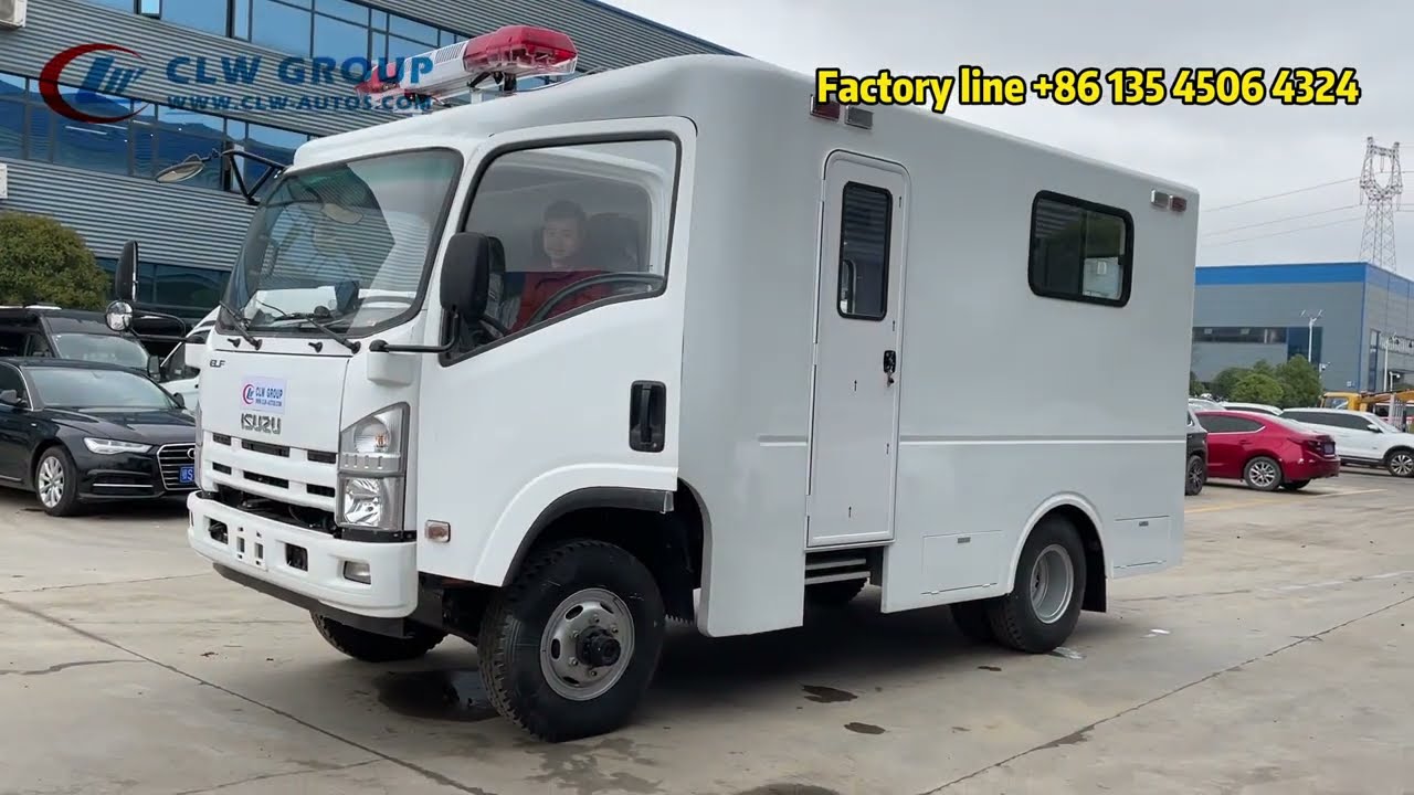 ISUZU NPS 4X4 off Road Ambulance Truck