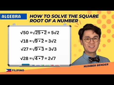 Video: Paano Makalkula Ang Square Root Ng Isang Numero