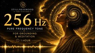 256 Hz | Pure Frequency Tone for Stability & Inner Calm (1 Hour)