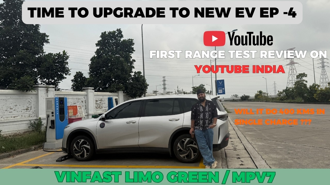 Vinfast VF MPV7 / Limo Green Range Test 