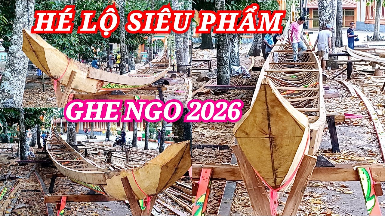 Lộ Diện Siêu Phẩm Ghe Ngo Ván Ghép Không Cần Câu Thứ 2 Chùa Chrôi Tưm Chắs Mùa Giải 2026