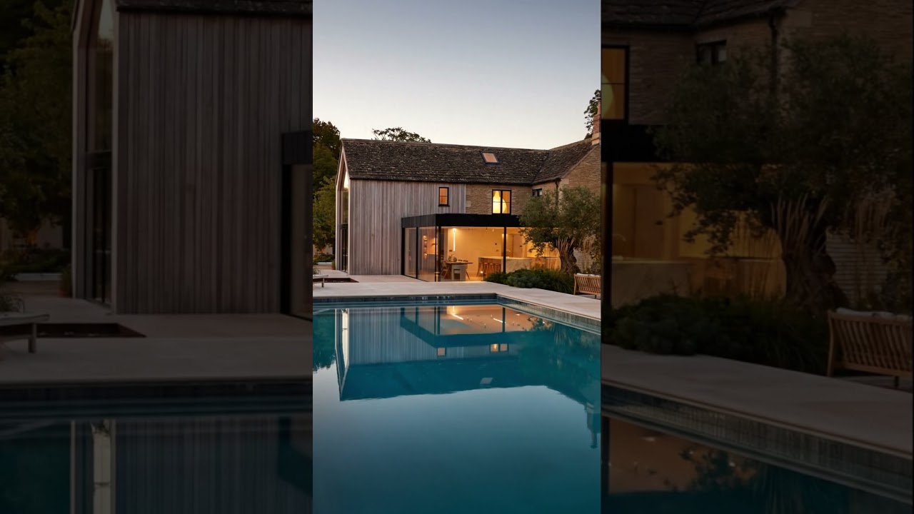 Luxury home in the Cotswolds with contemporary glazing by IQ Glass