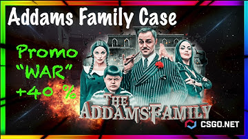 CSGO.NET promo code "WAR" +40% to your deposit // Open Addams Family Case // (mycsgo) / cs:go case