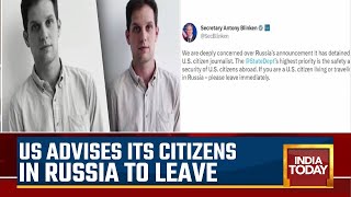 After Us Journalist Arrested In Russia Usa Secretary Blinken Expresses Concern