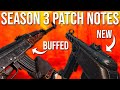 Season 3 Patch Notes (Warzone In Depth)