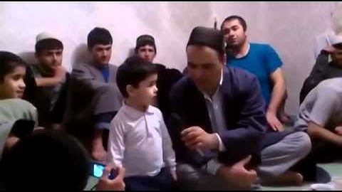 اصغر طفل حافظ للقرآن الكريم من طاجيكستان : قل ما شاء الله