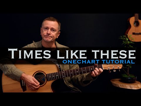Times Like These Foo Fighters acoustic guitar lesson tutorial