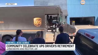 Community says goodbye to beloved mailman as he enters retirement
