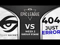 SECRET vs JUST ERROR - EPIC LEAGUE 2020 Dota 2 Highlights