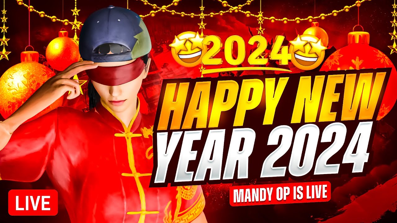 'HAPPY NEW YEAR - FIRST STREAM OF 2024 !! - BGMI Live' - Mandy is Live ...