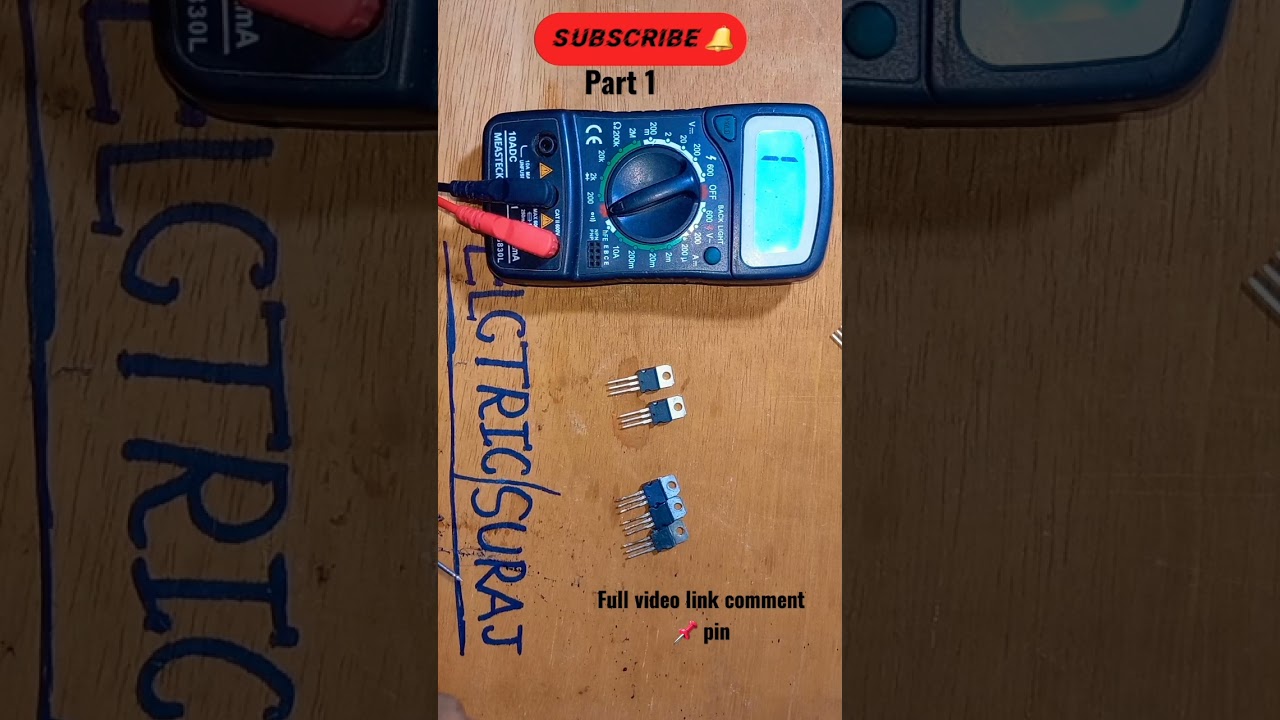 How to check transistor 13007 || 
