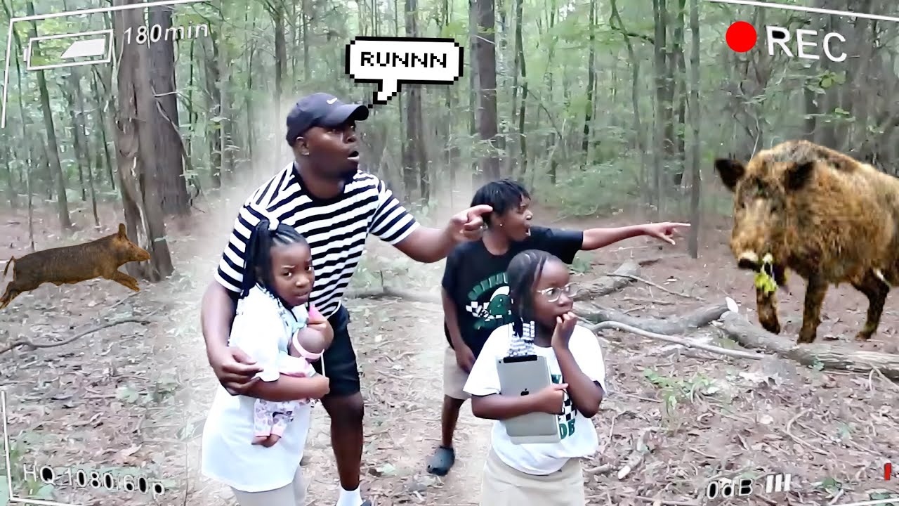 WE WENT INTO THE WOODS AND SAW THIS😰…. - YouTube