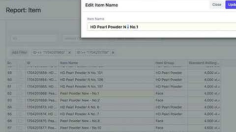 Updating Records In Report Builder
