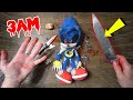 (WHAT'S INSIDE?) CUTTING OPEN METAL SONIC.EXE DOLL AT 3AM!! *POSSESSED METAL SONIC DOLL*