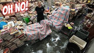 Sudden Thunderstorm And Heavy Rain IN THE Book Shop!