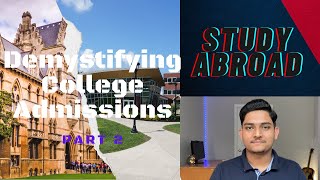 Demystifying College Admission- Part 2: Get Set...