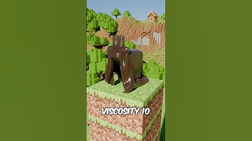 What is the Invisible #minecraft Mob? | Animation #blender #satisfying #art