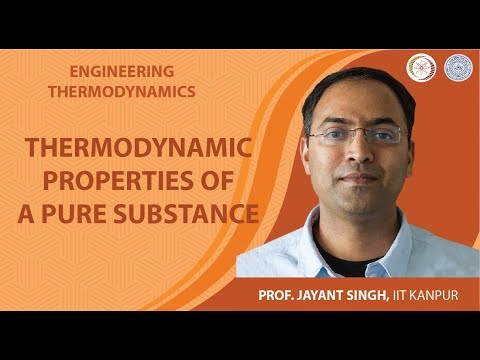 Thermodynamic properties of a pure substance